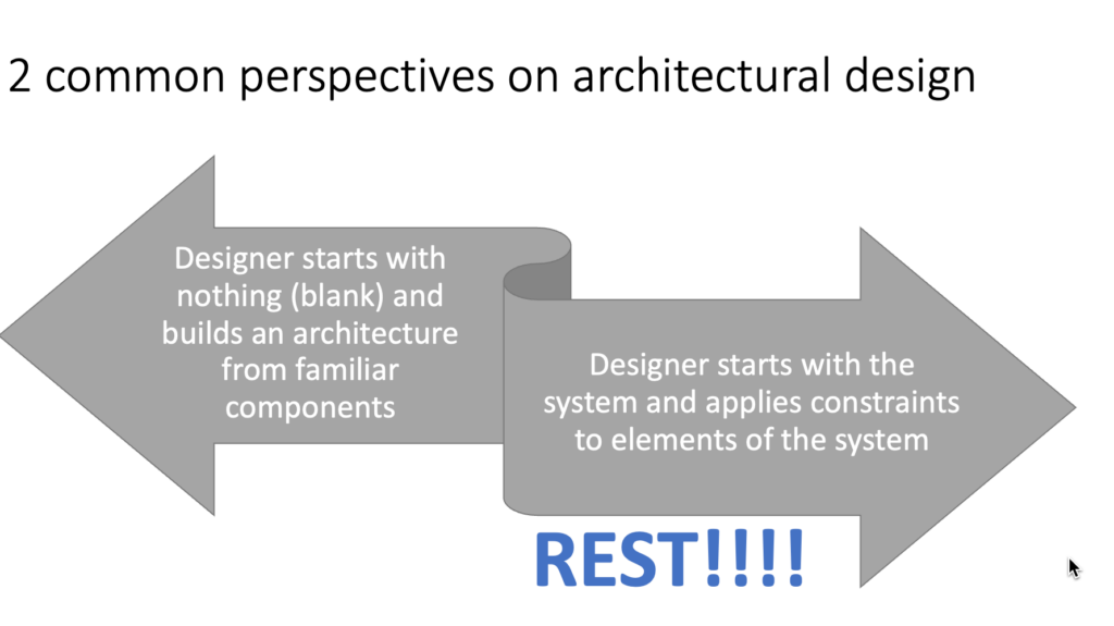 2 common perspectives on architectural design 