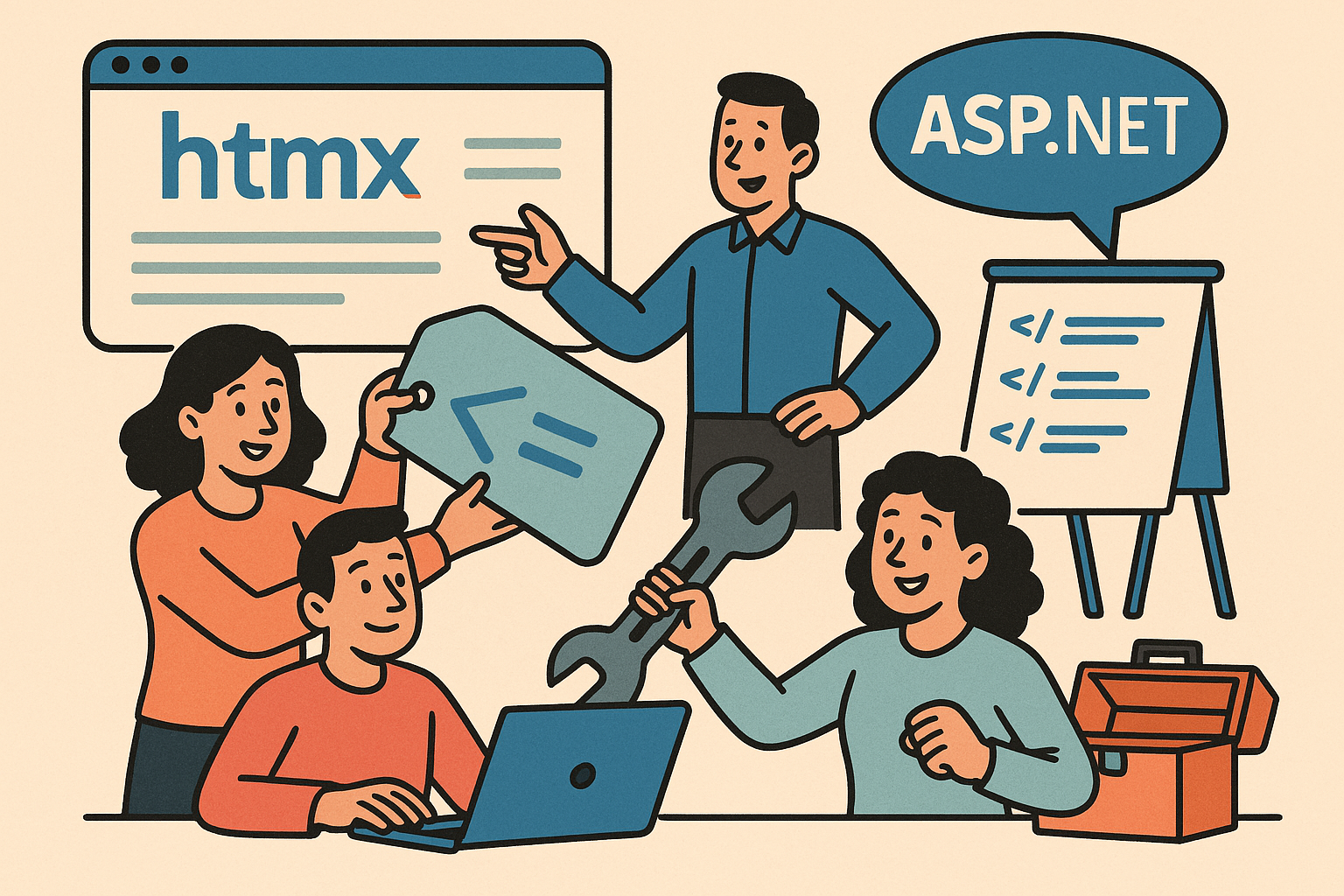 Mastering-htmx-Attributes-Your-Toolkit-for-Razor-Pages-Awesomeness