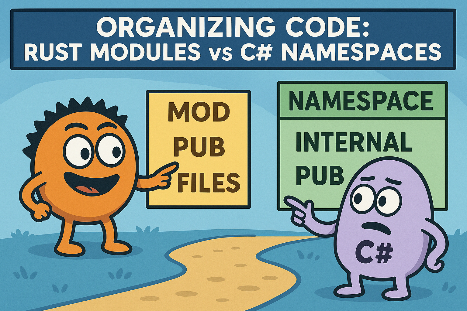 Organizing Code: Rust Modules vs C# Namespaces