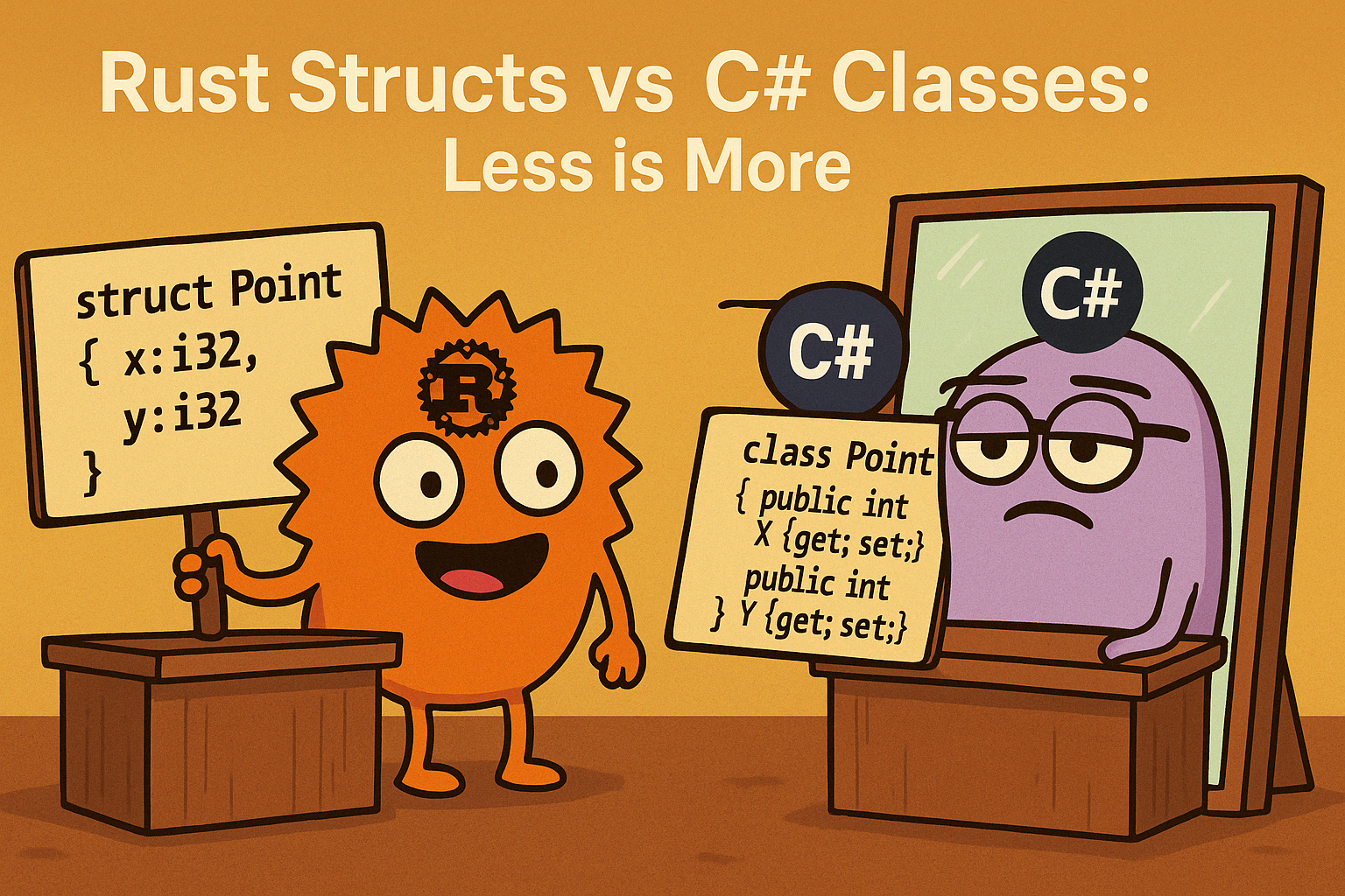 Rust Structs vs C# Classes: Less is More