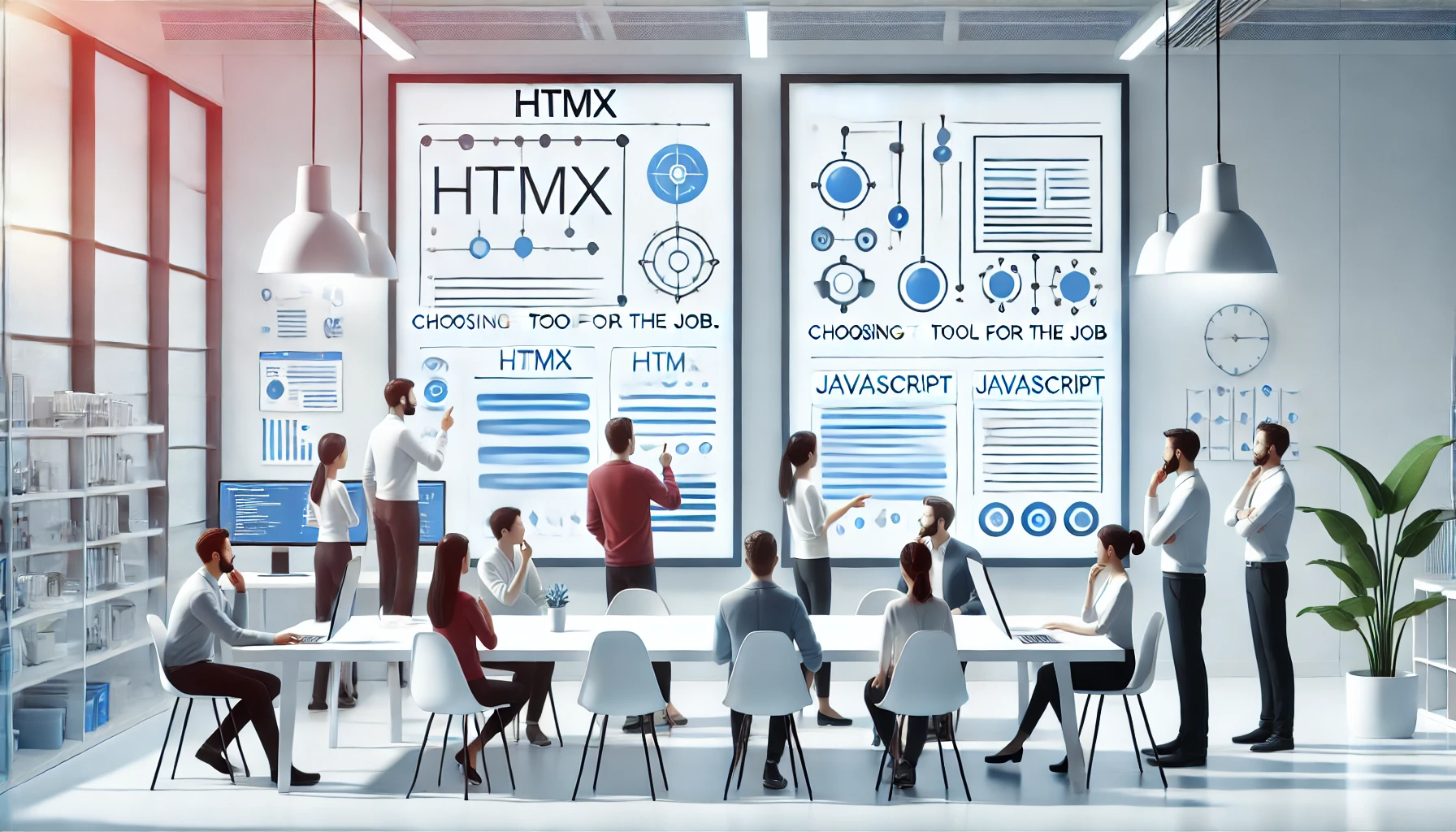 htmx vs. JavaScript Frameworks: Choosing the Right Tool for the Job