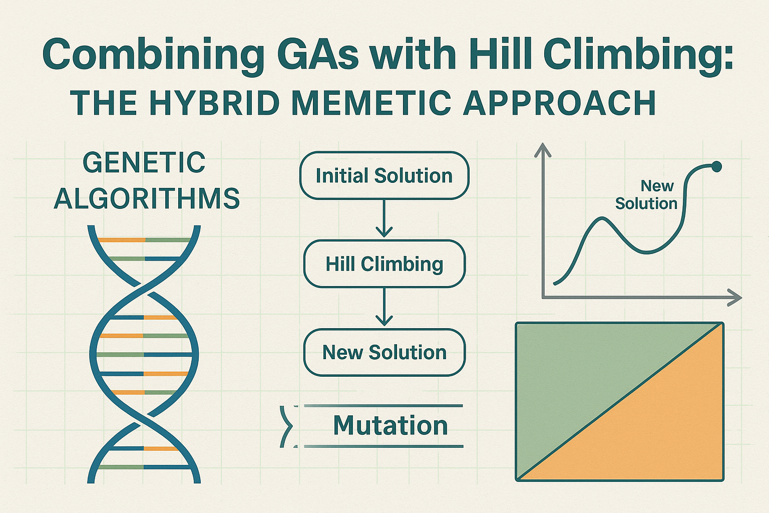 Combining GAs with Hill Climbing: The Hybrid Memetic Approach
