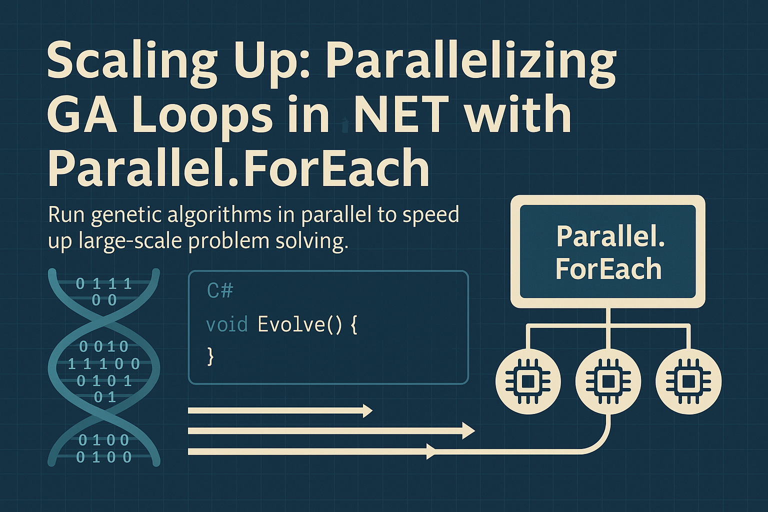 Scaling Up: Parallelizing GA Loops in .NET with Parallel.ForEach