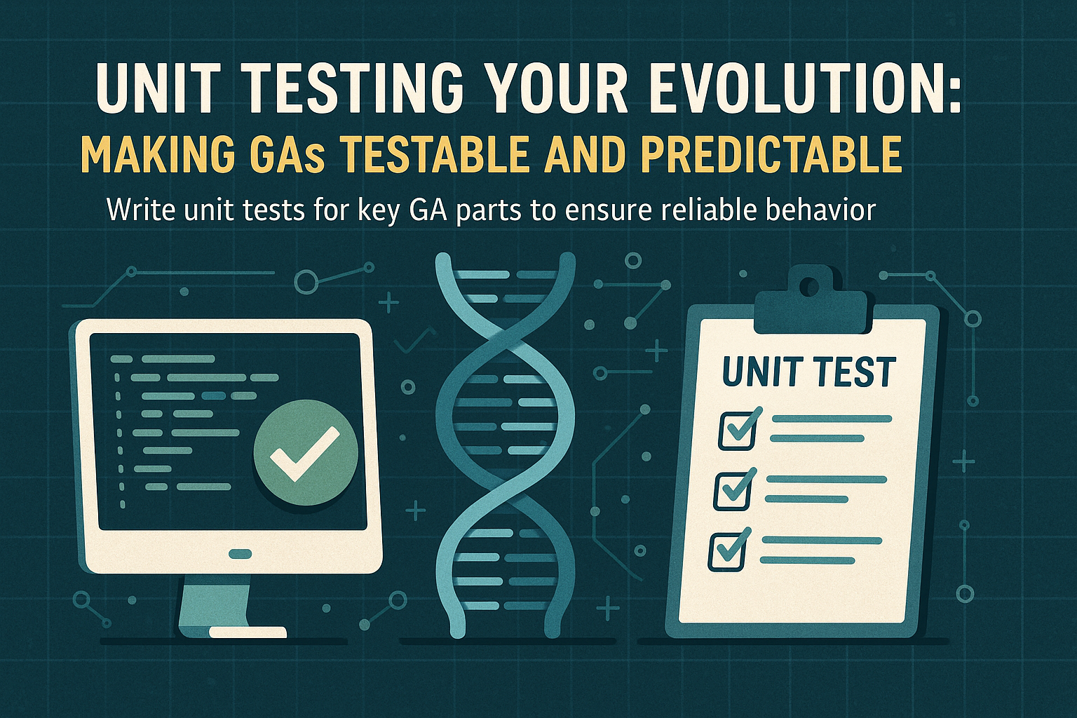 Unit Testing Your Evolution: Making Genetic Algorithms Testable and Predictable