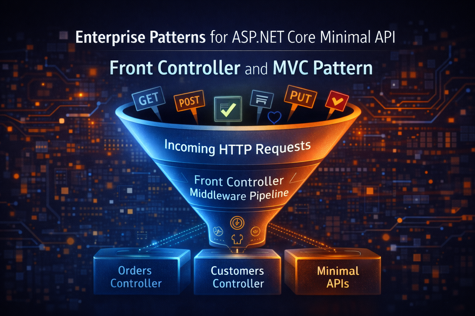 Enterprise Patterns for ASP.NET Core: Front Controller and MVC Pattern