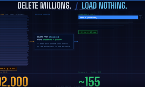 How to Delete and Update Millions of Rows in EF Core Without Loading a Single Entity